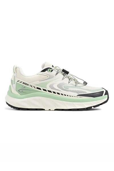 BRONX Sport Sneakers White Green Lime Track-err