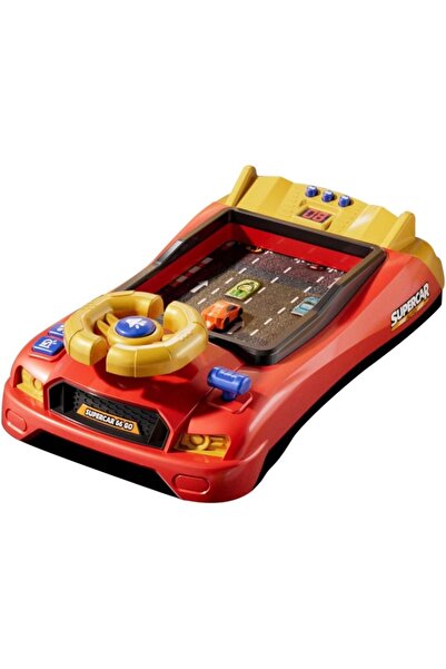 Junios Interactive racing steering wheel game for children - Red