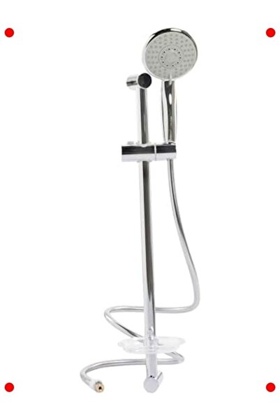 ulupazarlama مجموعة دش يدوي منزلق بخمس وظائف، كروم