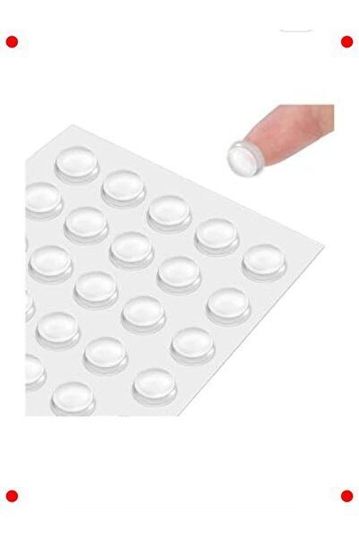 markentegra مجموعة من 32 قطعة من السيليكون الشفاف للحماية والتثبيت