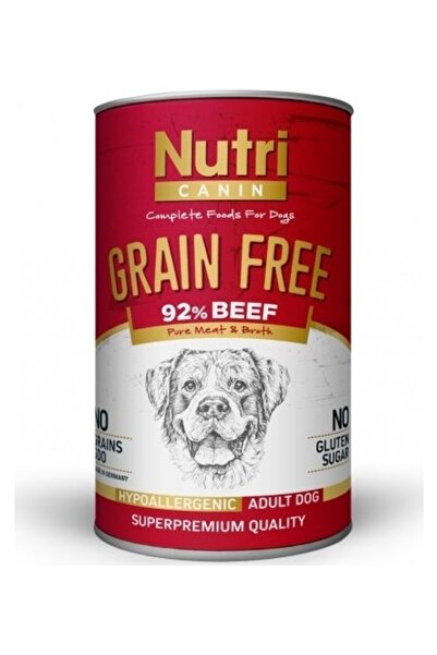 Nutri Canin Köpek Konserve Mama 400 gr x 3 Adet -Sığır Etlı