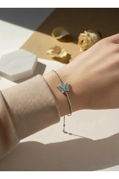 staınless steel Butterfly Detailed Bracelet