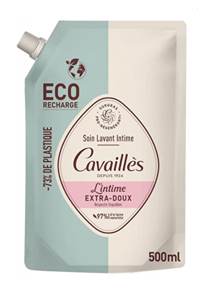 Roge Cavailles Gel hidratant extra-delicat -refill igiena intimă, pentru uz z...
