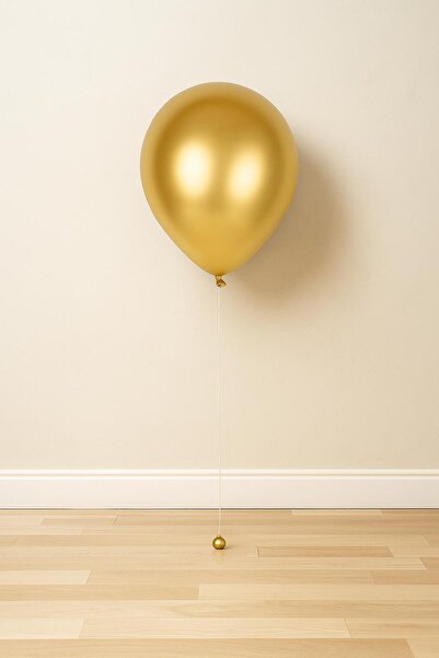 Balonsan بالون ذهبي معدني اللون 25 قطعة