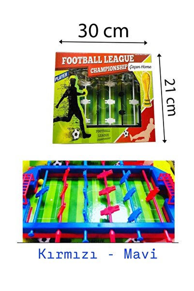 ÇEÇEN HOME Masa Üstü Mini Futbol Langırtı 2 Kişilik Eğlenceli Oyuncak Langırt