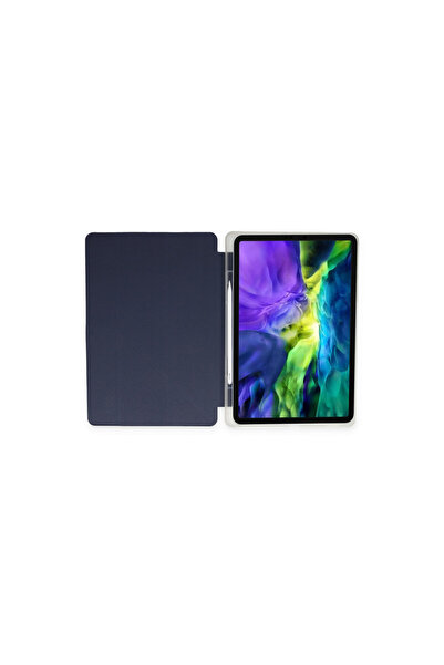 NewFace iPad Pro 11 (2024) Case Mars Tablet Case with Pen Holder - Navy Blue