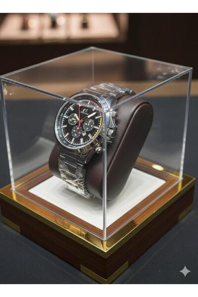 Feronnucci Chronograph Colorful Dial Steel Men's Watch + Bracelet with Gift +