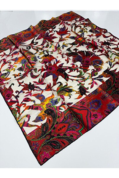 Aker Devore Scarf - Silk and Viscose Blend Summer Scarf -4633718 311