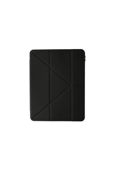 NewFace حافظة آيباد برو 11 (2024) حافظة تابلت مارس مع حامل قلم - أسود