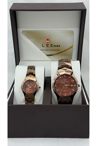 LE Ewas Men's and women's watch set