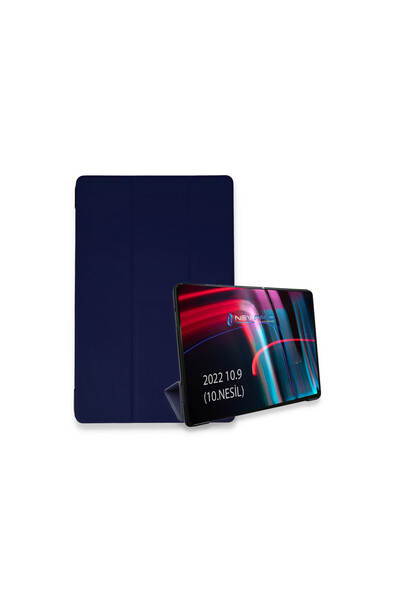 ceppark Newface iPad 2022 10.9 (10Th Generation) Compatible Case Tablet Smart Case - Navy Blue