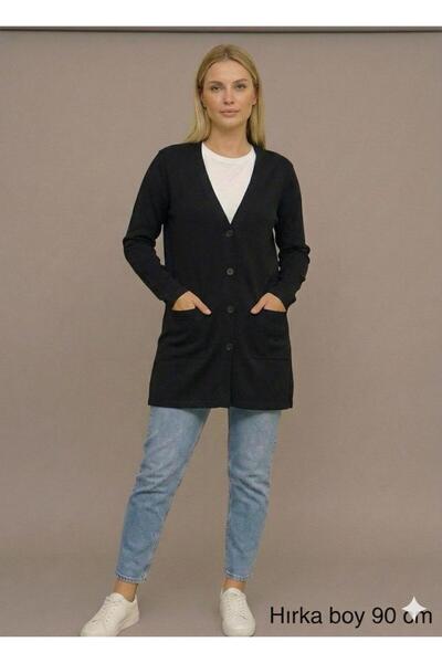 FERRY BUTİK Seasonal Glorya Buttoned Long Cardigan