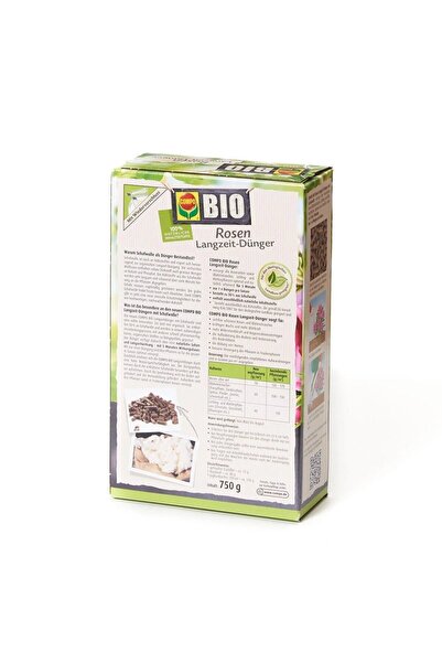 Compo long-lasting fertilizer for roses & flowering plants 750 g with sheep's wool,