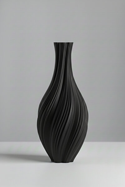 Smile3D Dekoratif Dokulu Vazo 20 cm 3d Ağır Baskı