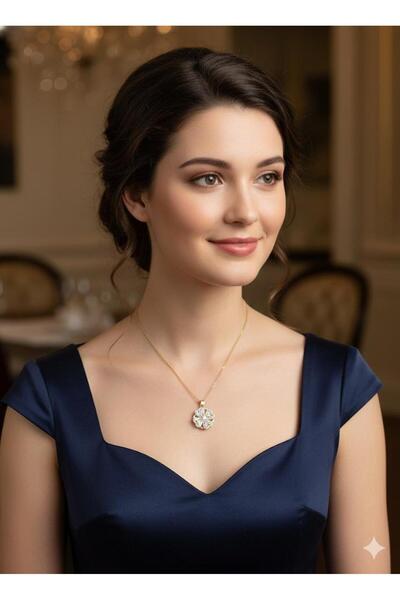 staınless steel Steel Rotating Pendant (Gold)