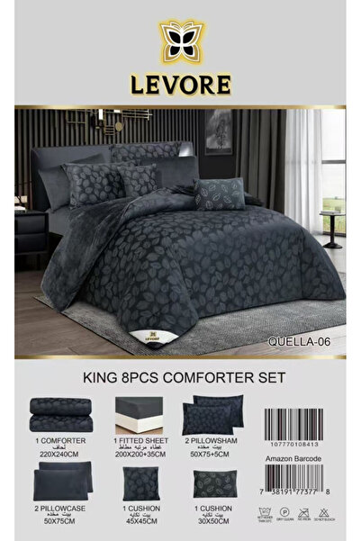 Levore Livory double-sided winter bedspread with faux fur and velvet, suitable for a single bed size 120x200 cm, 4-piece set QUELLA-06