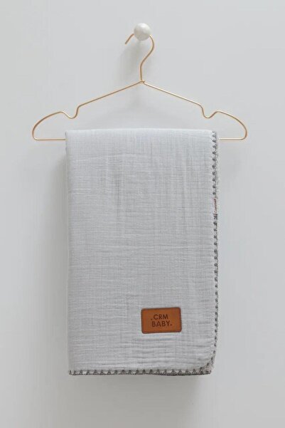 Caramell Welsoft & Muslin 100% Cotton Double-Sided Baby Blanket 80X90