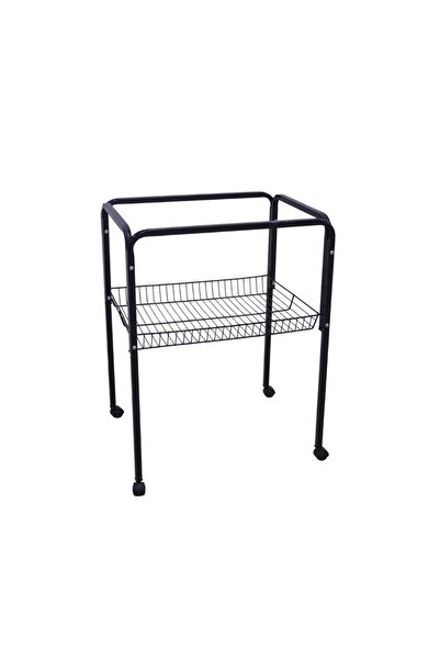 Bird's Bird cage stand made of metal