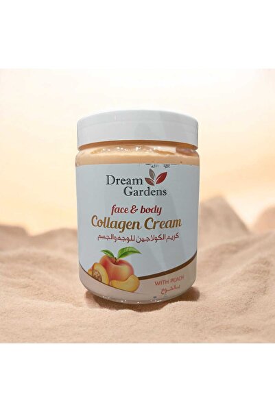 DREAM GARDENS كريم تاكولاجين للوجه والجسم بالخوخ 1 كيلو