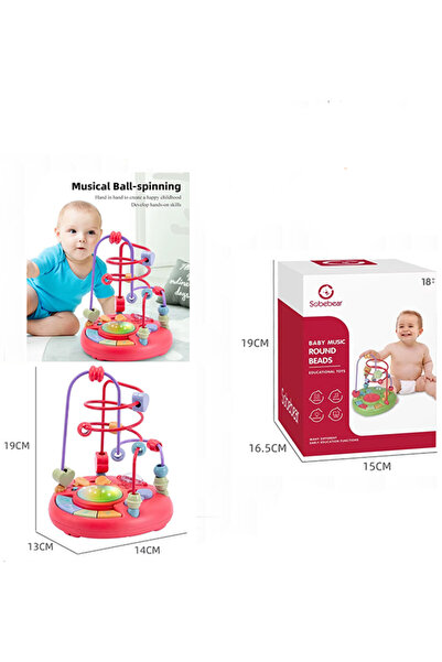 Sobebear Musical Circular Bead Maze Toy for Kids – Educational Motor Skills D...