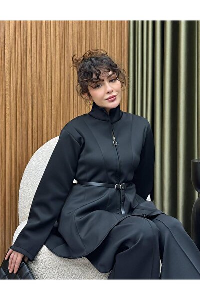 Cardella Women's Premium Belted Scuba Two-Piece Suit – Hijab Friendly Scuba Suit