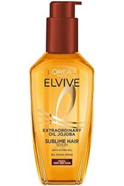 Loreal Elvive سيروم زيت الشعر زيت استثنائي للشعر الجاف جدًا والمجعد 100 مل