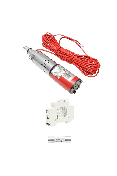 OEM Red 24V submersible pump, can be connected directly to photovoltaic panel...