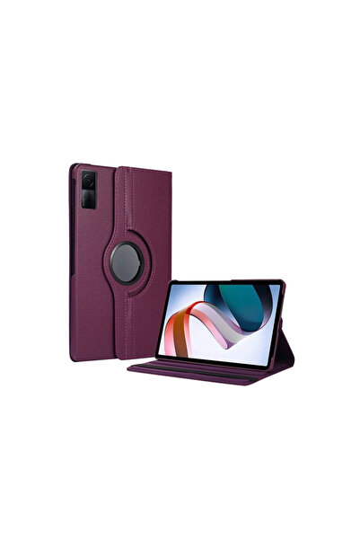 ceppark Newface Xiaomi Redmi Pad Se 4g Case 360 Tablet Leather Case - Plum