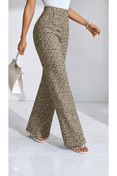 TUA MODA Tua Moda Women's High Waist Wide Woven Trousers