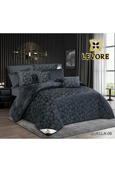 Levore Livory double-sided winter bedspread with faux fur and velvet, suitable for a single bed size 120x200 cm, 4-piece set QUELLA-06