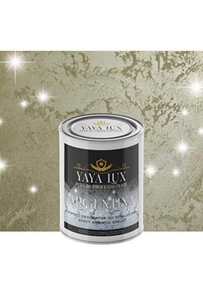 YaYa Color Vopsea decorativa de Lux Argentina, Gri Verzui, cu Efect 3D Stelat...