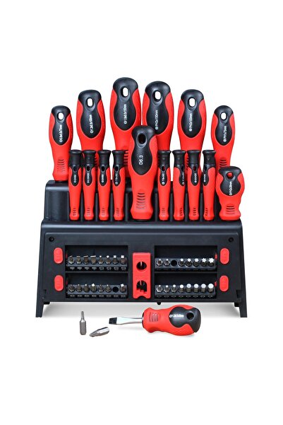 Generic Magnetic screwdriver and bit set 50 pieces + holder
