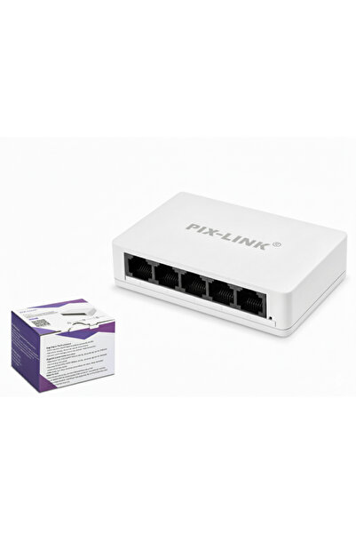 emrebilisim Pix-Link Lv-Gs05 Ethernet Switch 10/100/1000Mbps Gıgabit 5Port