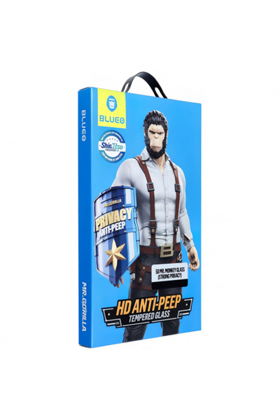 Apple Blueo Privacy Screen Protector for iPhone 16 Pro, Tempered Glass, Full Glue, 5D