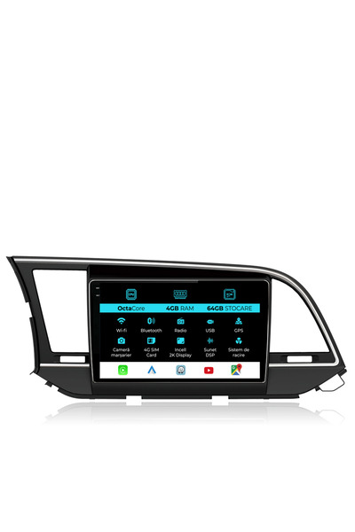 NavStore Dedicated Navigation Hyundai Elantra (2015-2018), 2K, 4Gb Ram, 64Gb Storage, Carplay
