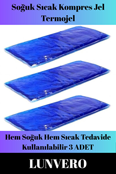 Lunvero Özel Üretim Tekrar Kullanılabilir Soğutucu Sıcak Soğuk Jel Kompres Te...