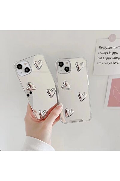 OSG Premium Luxury Phone Case with Real Makeup Mirror and 3D Pattern Compatible with iPhone 13 and 14