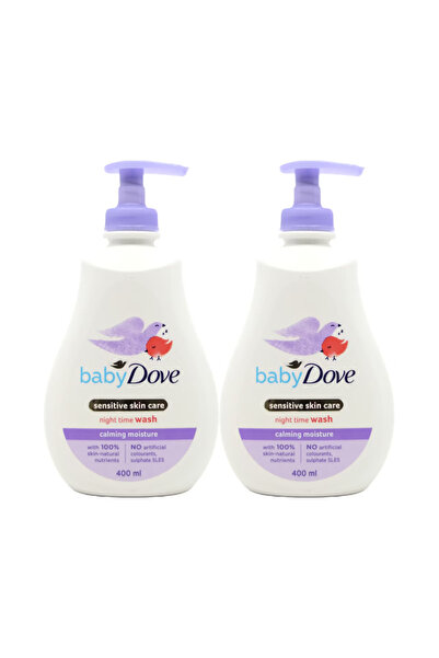 Dove 2Piece Baby Calming Moisture Night Time Wash Sensitive Skin Care 400ml