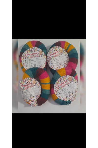 bi ters bi düz Papatya Donut İp (130 Gr. - 198 Meters)