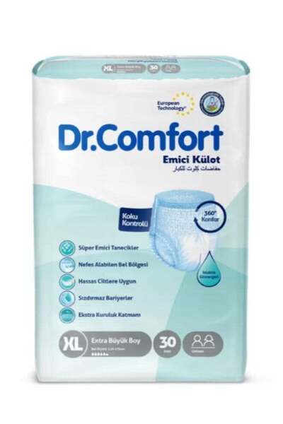 Dr.Comfort Dr. Comfort Adult Diaper Pants Size XL 30 Pieces Waist 120-170 cm