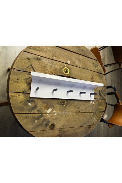 Sef moda Mdf’lam montessori raf,kahve köşesi raf,duvar rafı antrasit askı çıta