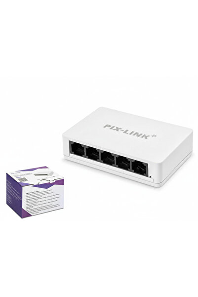 emrebilisim Pix-Link Lv-Gs05 Ethernet Switch 10/100/1000Mbps Gıgabit 5Port