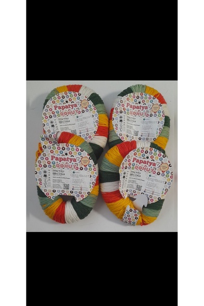 bi ters bi düz Papatya Donut İp (130 Gr. - 198 Meters)