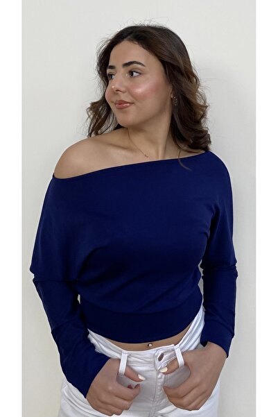 EmcyFiora بلوزة نسائية، قماش مودال، ياقة قارب (EmcyFiora)