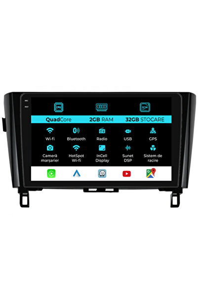 NavStore Navigation Nissan Qashqai J11, X Trail T32 (2013-2018), 10Inch, 2Gb Ram, 32Gb Storage, Carplay