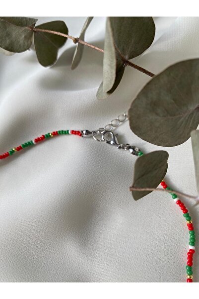 sabiha aksesuar Sand Bead Christmas Concept Necklace