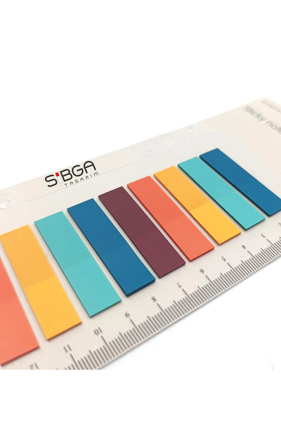 sibga tasarım Transparent Colored Postit Post-it Post It.Bookmark Bookmark Postit Sticker Note Paper 200 Sheets