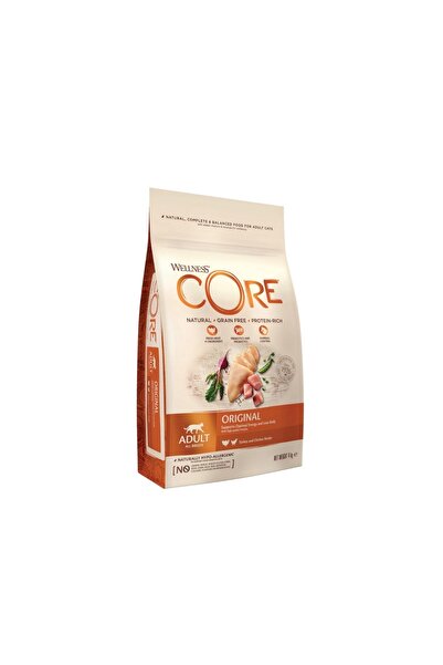CORE ولنس كور طعام جاف للقطط البالغة بالديك الرومي و الدجاج 4 كيلو