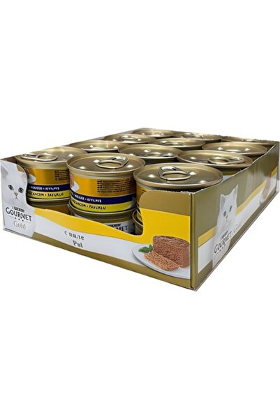 Gourmet Gold Tavuklu Yetişkin Kıyılmış Kedi Konservesi 24X85 gr