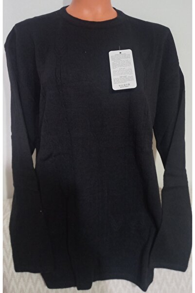 Anne Er Clothing Winter Knitwear Sweater Long Sleeve Crew Neck Black